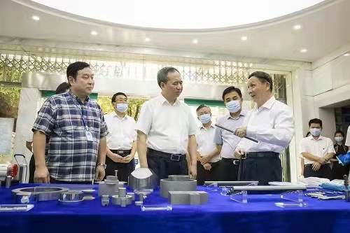 省委常委、省委組織部部長(zhǎng)王成調(diào)研博云東方：推動(dòng)先進(jìn)有色金屬材料產(chǎn)業(yè)做大做強(qiáng)
